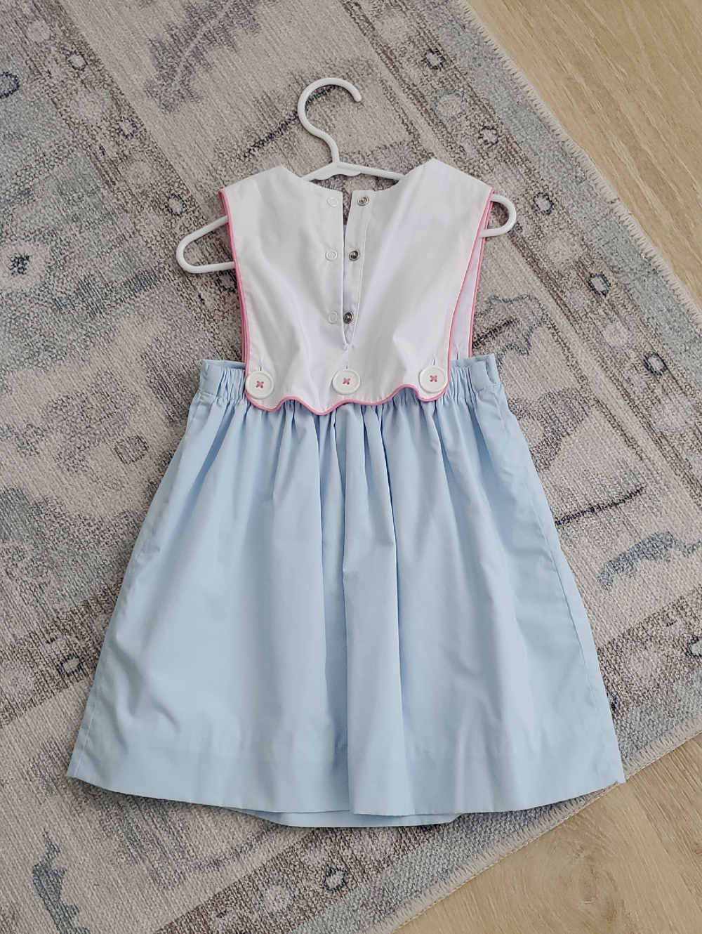 The Beaufort Bonnet Company Toddler Girls Brady Button Dress Wand Sz4T - Picture 7 of 8